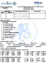 Đề thi học sinh giỏi môn Tiếng Anh Lớp 5 - Năm học 2013-2014